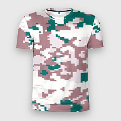 Мужская спорт-футболка Пиксельный камуфляж европа