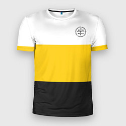 Мужская спорт-футболка За веру царя и святую триединую Русь НИКА черная