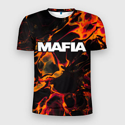 Футболка спортивная мужская Mafia red lava, цвет: 3D-принт