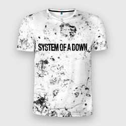 Футболка спортивная мужская System of a Down dirty ice, цвет: 3D-принт