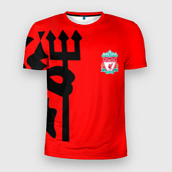 Футболка спортивная мужская Liverpool fc sport steel, цвет: 3D-принт