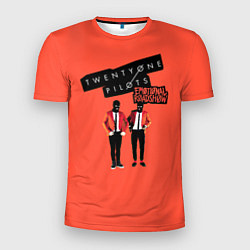 Футболка спортивная мужская Twenty one pilots emotional roadshow, цвет: 3D-принт
