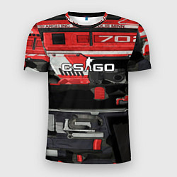 Футболка спортивная мужская СS deagle aggressor, цвет: 3D-принт