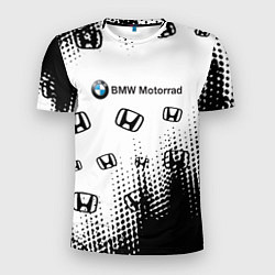 Мужская спорт-футболка BMW x honda pattern