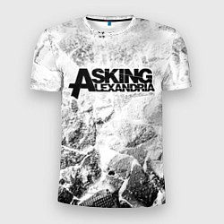 Футболка спортивная мужская Asking Alexandria white graphite, цвет: 3D-принт