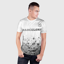 Футболка спортивная мужская Barcelona - white gradient посередине, цвет: 3D-принт — фото 2