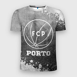 Футболка спортивная мужская Porto - grey gradient, цвет: 3D-принт