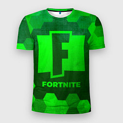 Футболка спортивная мужская Fortnite - green gradient, цвет: 3D-принт