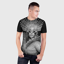Футболка спортивная мужская Beyonce R&B, цвет: 3D-принт — фото 2