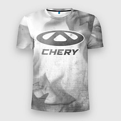 Футболка спортивная мужская Chery - white gradient, цвет: 3D-принт