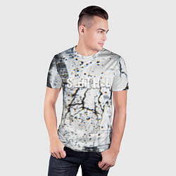 Футболка спортивная мужская Silenthill текстура глитч, цвет: 3D-принт — фото 2