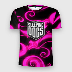 Мужская спорт-футболка Sleeping dogs japan gta dragon