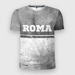 Футболка спортивная мужская Roma - grey gradient посередине, цвет: 3D-принт