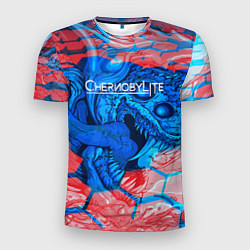 Футболка спортивная мужская Chernobylite monster, цвет: 3D-принт