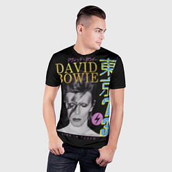Футболка спортивная мужская David Bowie - Tokyo 1973, цвет: 3D-принт — фото 2