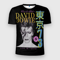 Футболка спортивная мужская David Bowie - Tokyo 1973, цвет: 3D-принт