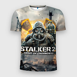 Футболка спортивная мужская S t a l k e r Heart of Chornobyl, цвет: 3D-принт