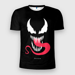 Мужская спорт-футболка Веном с языком