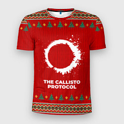 Футболка спортивная мужская The Callisto Protocol new year, цвет: 3D-принт