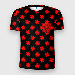 Футболка спортивная мужская Bullet for my valentine pattern, цвет: 3D-принт