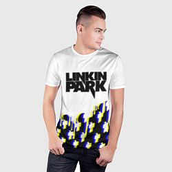 Футболка спортивная мужская Linkin park human, цвет: 3D-принт — фото 2