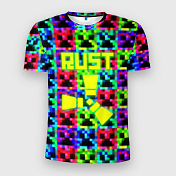 Мужская спорт-футболка Minecraft x rust