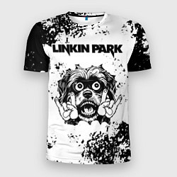 Футболка спортивная мужская Linkin Park - рок пес, цвет: 3D-принт