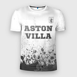 Футболка спортивная мужская Aston Villa - white gradient посередине, цвет: 3D-принт