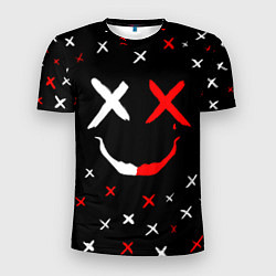 Футболка спортивная мужская Smile face, цвет: 3D-принт