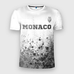 Футболка спортивная мужская Monaco - white gradient посередине, цвет: 3D-принт