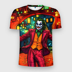 Футболка спортивная мужская Праздничный Джокер, цвет: 3D-принт