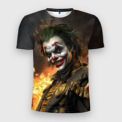 Футболка спортивная мужская Джокер в эпичном костюме, цвет: 3D-принт