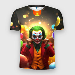 Футболка спортивная мужская Джокер в шариках, цвет: 3D-принт