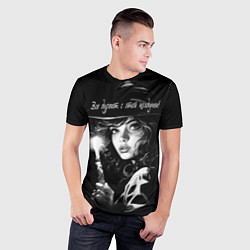 Футболка спортивная мужская Все дуреют с этой колдуньи, цвет: 3D-принт — фото 2