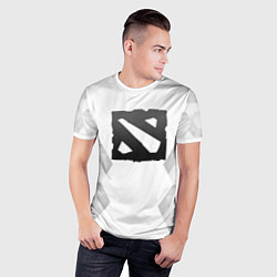 Футболка спортивная мужская Dota white poly, цвет: 3D-принт — фото 2