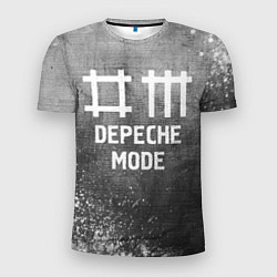Футболка спортивная мужская Depeche Mode - grey gradient, цвет: 3D-принт