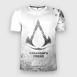 Футболка спортивная мужская Assassins Creed - white gradient, цвет: 3D-принт