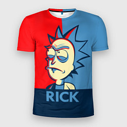 Футболка спортивная мужская Rick pop art, цвет: 3D-принт