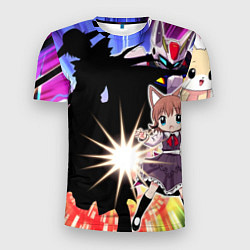 Футболка спортивная мужская Фанату аниме, цвет: 3D-принт