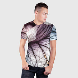 Футболка спортивная мужская Раскрытый цветок, цвет: 3D-принт — фото 2
