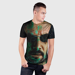 Футболка спортивная мужская Matrix - Keanu Reeves, цвет: 3D-принт — фото 2