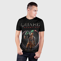 Футболка спортивная мужская Quake champions - Visor, цвет: 3D-принт — фото 2