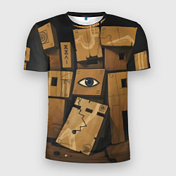 Мужская спорт-футболка Коробки и глаз