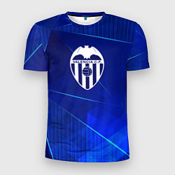 Футболка спортивная мужская Valencia blue poly, цвет: 3D-принт
