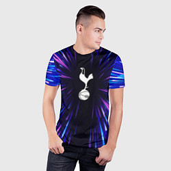 Футболка спортивная мужская Tottenham neon energy, цвет: 3D-принт — фото 2