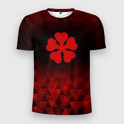 Футболка спортивная мужская Black Clover red poly, цвет: 3D-принт