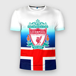 Футболка спортивная мужская Liverpool Англия, цвет: 3D-принт