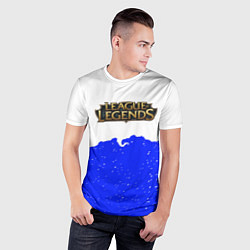 Футболка спортивная мужская League of Legends ночь, цвет: 3D-принт — фото 2