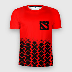 Мужская спорт-футболка Dota игровой паттерн