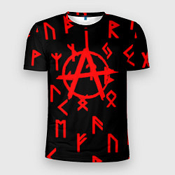Мужская спорт-футболка Анархия символы